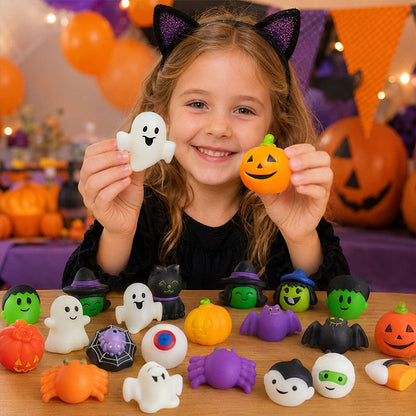 🤲🎃 Halloween-i puha gumiból készült stresszoldó játékok szettje