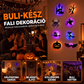 Halloween-i fénykibocsátó falmatricák