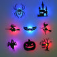 Halloween-i fénykibocsátó falmatricák