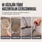 🐱 Finom hálós fém macskaalomlapát – Professzionális rozsdamentes acél, gyors szitálás és ergonomikus, csúszásmentes fogantyú ✨