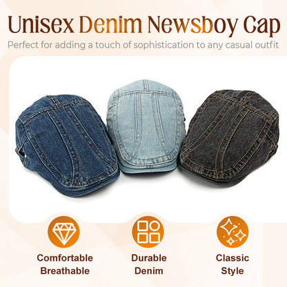 🍃👒 Unisex newsboy stílusú farmer sapka