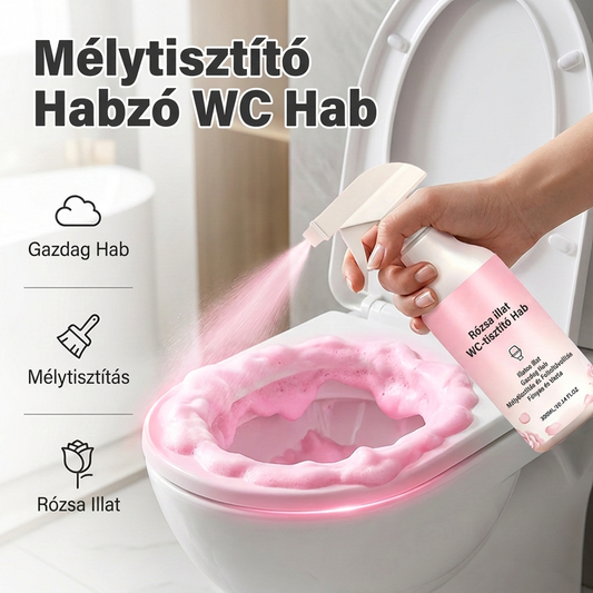 💧 Habzó fürdőszoba-tisztítószer | Gyorsan feloldja a szennyeződéseket