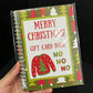 🎁🎅Karácsonyi ajándékutalvány-füzet – 👍Készítsd el magad: spirálkötésű karácsonyi ajándékutalvány-tartó füzet