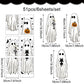 👻Aranyos és vidám halloweeni szellem – statikus ablakmatricák