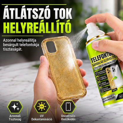 🧴 Telefontok sárgulás eltávolító spray 📱 Eltünteti a tok sárgás elszíneződését