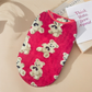 🐶✨ Plüssbéléses mackós mintás kutyamellény – Meleg és rugalmas kis kedvenceknek🧸
