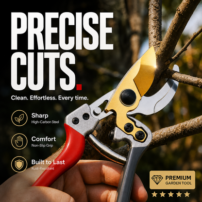 🔥✂️ Metszen gyorsan és tisztán! SK5 metszőolló – Ideális gallyakhoz, sövényekhez és kerti munkákhoz ✨