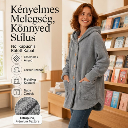 ❄️ Női kapucnis téli dzseki – Kényelmes, meleg, mindennapi viselet 🔥
