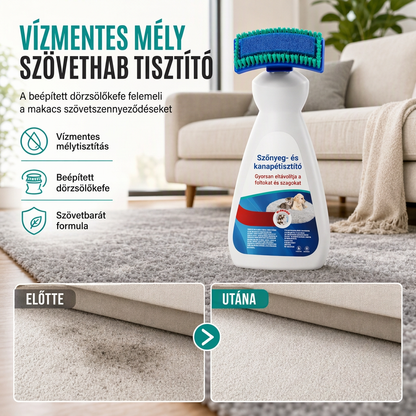 🛋️ Rendkívül hatékony szőnyegtisztító szer – Foltok és kellemetlen szagok eltüntetése ✨