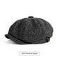 🎩 Brit stílusú nyolcszögletű beret – Vintage, uniszex, alkalmi ✨